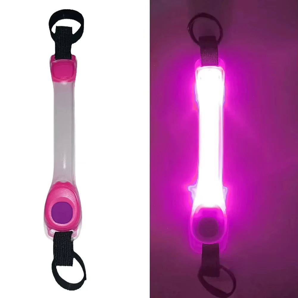 Pet light anti-loss safety traction collar multi-color pendant outdoor waterproof warning Led flashing light strip