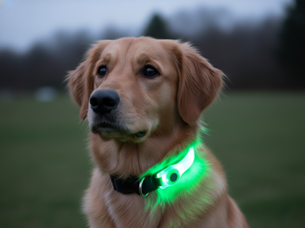 Pet light anti-loss safety traction collar multi-color pendant outdoor waterproof warning Led flashing light strip