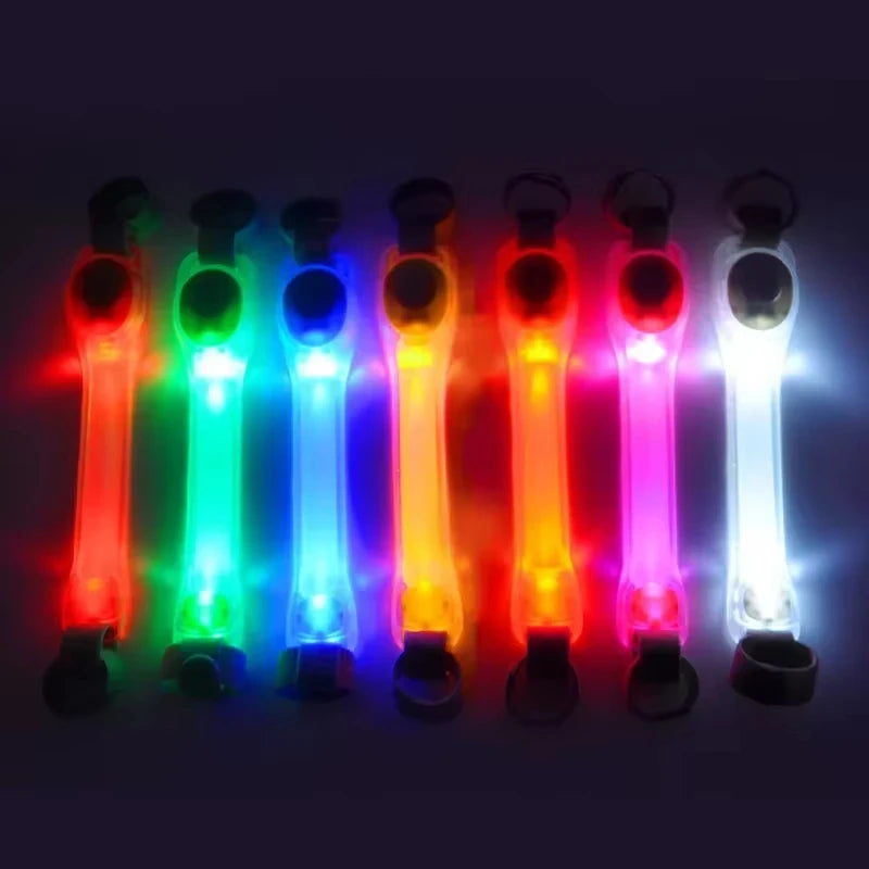Pet light anti-loss safety traction collar multi-color pendant outdoor waterproof warning Led flashing light strip